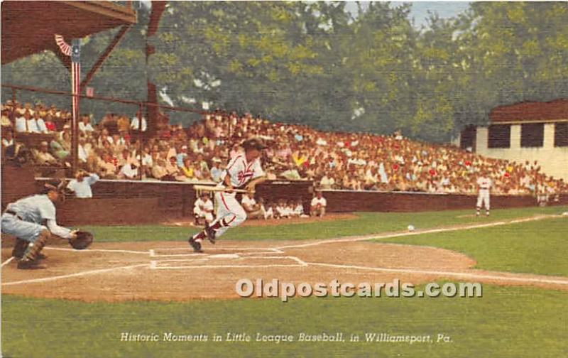 Historic Moments in Little League Baseball Williamsport, Pennsylvania, PA, US...