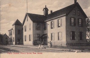 Postcard Public School Penn's Grove New Jersey NJ