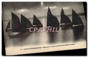 Postcard Old fishing boat Bay of Douarnenez Fishing Boats Arriving at the pla...