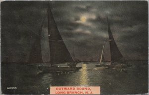 Postcard Outward Bound Long Branch NJ