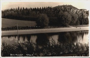 Germany Berlin Mariendorf Volkspark Vintage RPPC B132