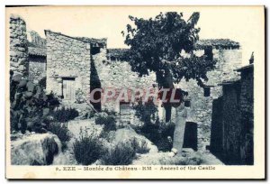 Old Postcard Eze Montee du Chateau