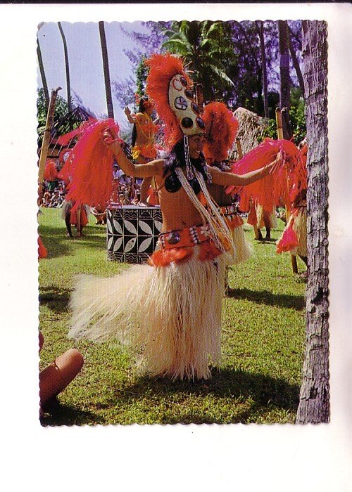 Dancers, Drums, Tahiti Dance, Hawaii, Used 1979