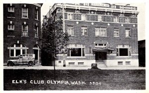 Olympia, Washington - The view of the Elks Club - in the 1920s