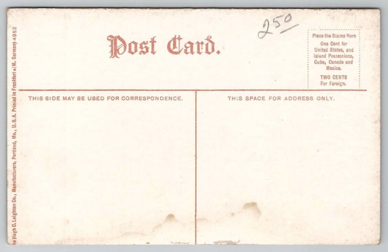 Isle Au Haut ME Carnegie Library Maine Postcard E31