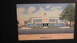 Mint Postcard Coca Cola Bottling Company Building Factory Asheville NC 2