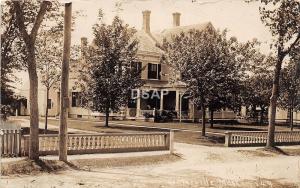 A57/ Centerville Massachusetts Ma RPPC Real Photo Postcard 1908 Home Yard 2