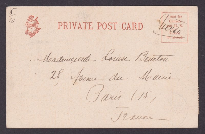 Postcard, CANADA, Montreal, Victoria Square