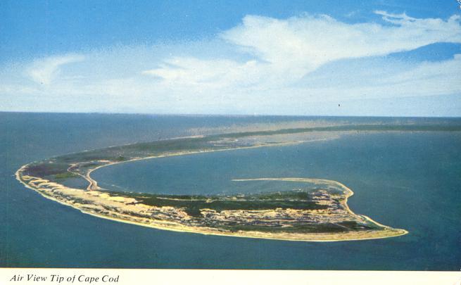 Air View Tip of Cape Cod, Massachusetts