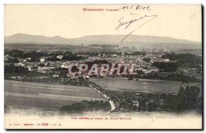 Mirecourt Old Postcard General View from Moulin Neuf