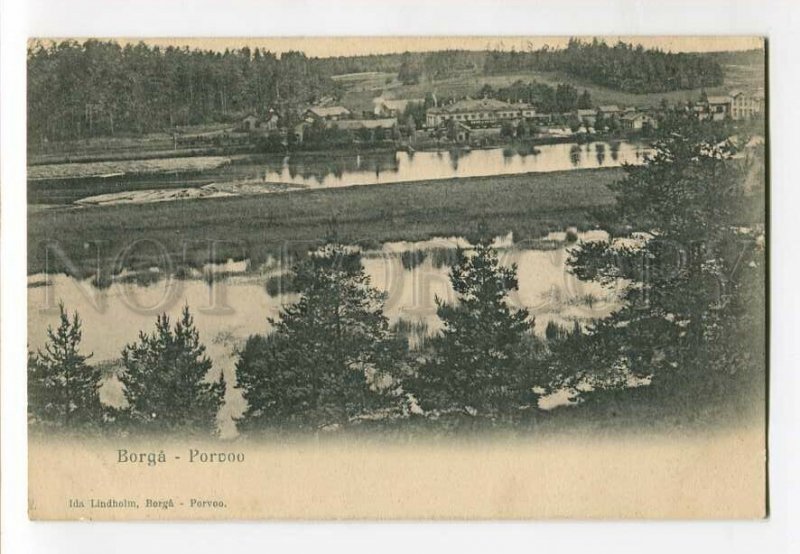 3137784 FINLAND Borga Porvoo Vintage postcard