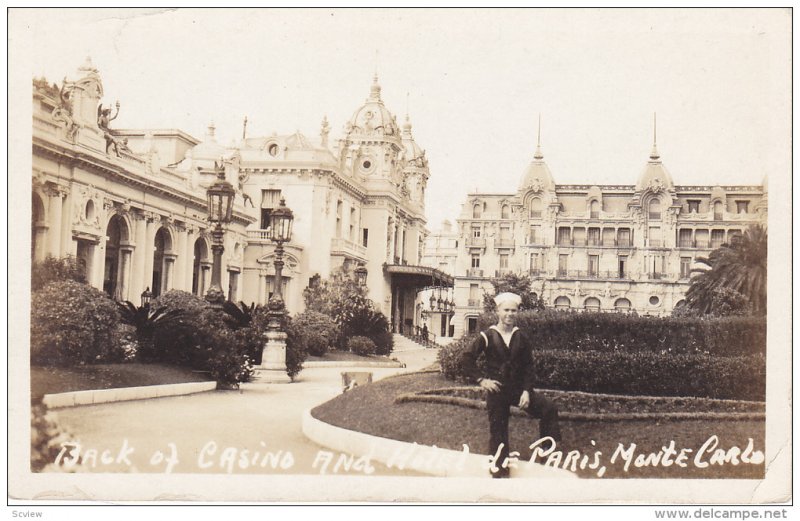 RP: Back of Casino , & Hotel de Paris , MONTE CARLO , 00-10s