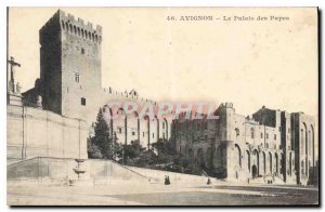 Old Postcard Avignon The Popes' Palace