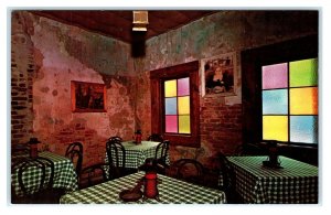 BILOXI, MS ~ Mary Mahoney's OLD FRENCH HOUSE Slave Quarter Room c1950s Postcard