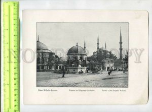 476257 Turkey Constantinople Fountain Emperor William Vintage poster phototype