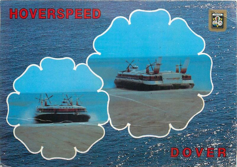 Hoverspeed Dover hovercraft postcard