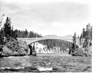 Real Photo, Yellowstone, c. 1920s, David Walker, signed