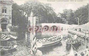 Old Postcard Waterspel lustrumieesten 1910 Leiden you