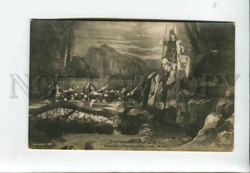 3158067 WAGNER Opera Twilight of the Gods MERMAID Schwalb PHOTO