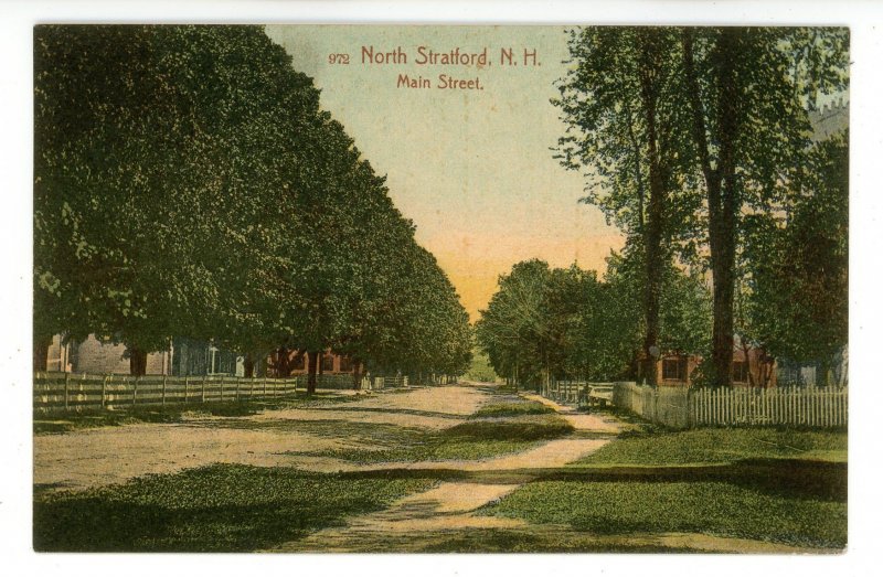 NH - North Stratford. Main Street circa 1911