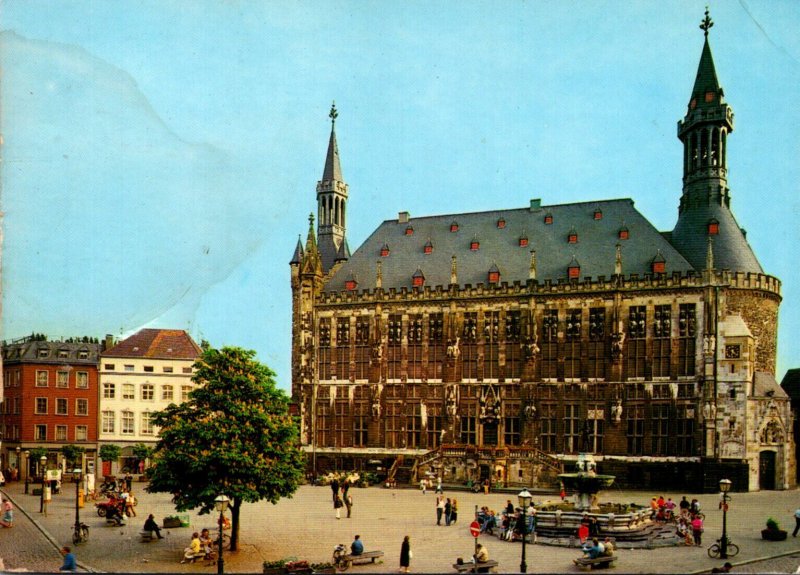 Germany Bad Aachen Rathaus