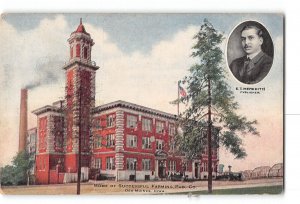 Des Moines Iowa IA Creased Postcard 1907-1915 Home of Successful Farming Pub. Co