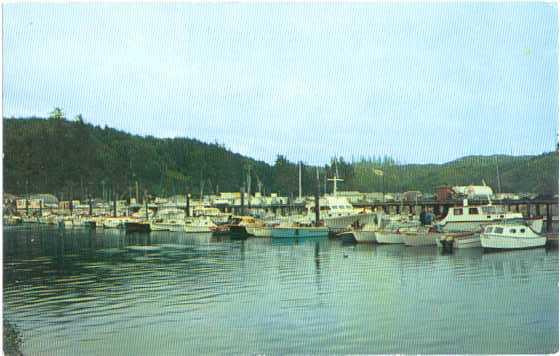 Salmon Harbor, Winchester Bay, Oregon, OR Chrome