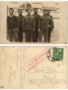 CPA AK Russia Ukraine russian workers - carte photo real (286004)