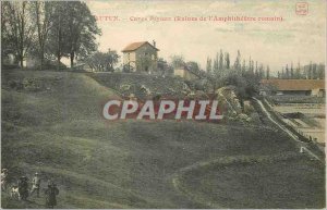 Old Postcard Autun Merry Cellars (Ruins of the Roman Amphitheater)