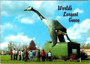 Sumner, MO Missouri  GOOSE STATUE~MAXIE World's Largest ROADSIDE  4X6 Postcard