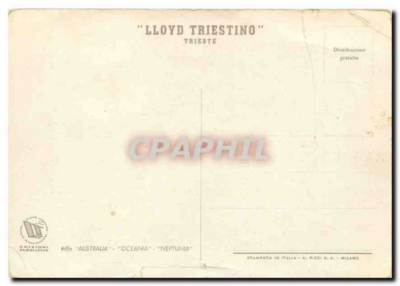 Postcard Modern MJN Australia Oceania Neptunia