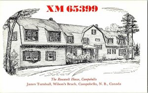 QSL Radio Card From Campobello N. B. Canada XM 65399