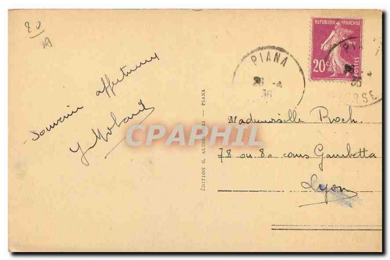 Old Postcard Piana Needles and the Tunnel