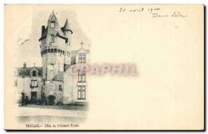 Thouars Old Postcard Hotel du President Tyndo