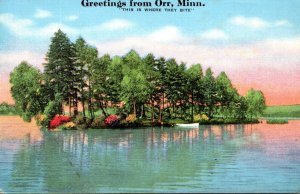 Minnesota Greetings From Orr