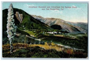 c1950 Arrowhead Mountain Hot Springs Hotel Restaurant San Bernardino CA Postcard 
