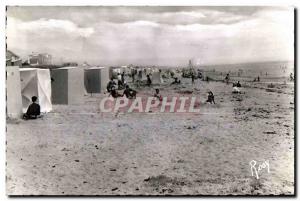 Old Postcard Saint Jean de Monts Plage Des Demoiselles On The Square