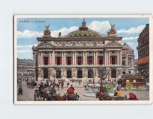 Postcard L Opéra Paris France