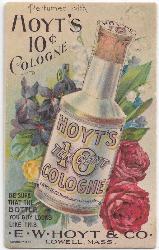 E.W. Hoyt & Co, Hoyt's German Cologne Advertising (49431)