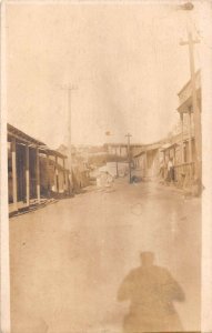 Baltimore Maryland Residential Street Scene Real Photo Vintage Postcard AA29032