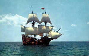 Massachusetts Plymouth Mayflower II At Plimoth Plantation Eel River Site