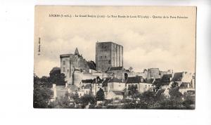 BF16347 loches le grand donjon la tour ronde de louis  france front/back image