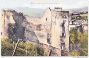 Ostseite, Burgruine, Munstereifel (North Rhine-Westphalia), Germany, 1900-1910s