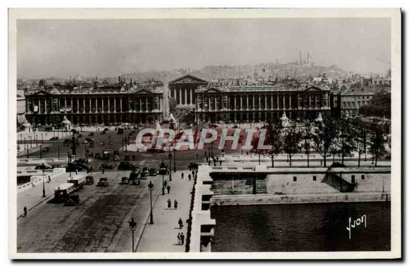 Modern Postcard Paris Strolling Vue Generale De La Place De La Concorde