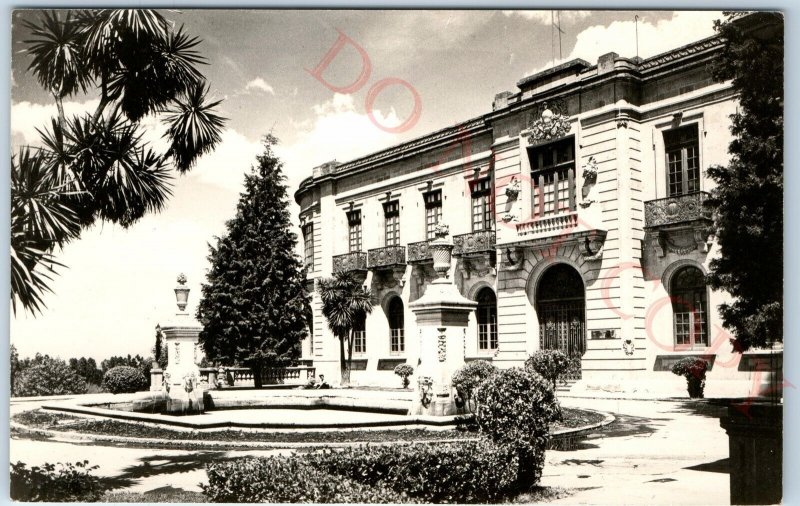 c1940s Mexico City RPPC Castillo Castle Chapultepec Real Photo Tarjeta EKC A141