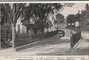 Postcard Selby Avenue Tunnel Saint Paul MN 1907