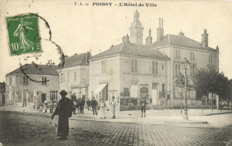 CPA POISSY-L'Hotel de Ville (260388)