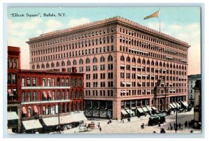 c1910 Building Scene in Ellicott Square Buffalo New York NY Unposted Postcard 