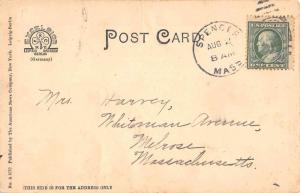 Spencer Massachusetts High School Antique Postcard J51387