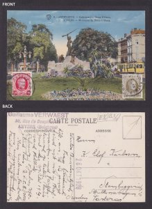 BELGIUM, Postcard, Antwerp City, Monument du Baron D'Hanis